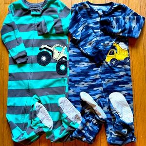 Fleece Pajamas Lot Trucks